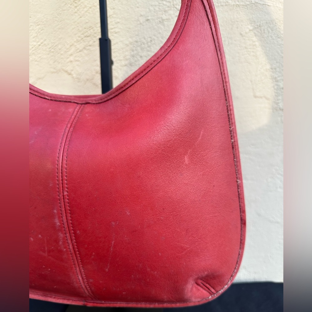 🎈Vintage Coach Red  Ergo Zip 9025 🎈 - Picture 6 of 13